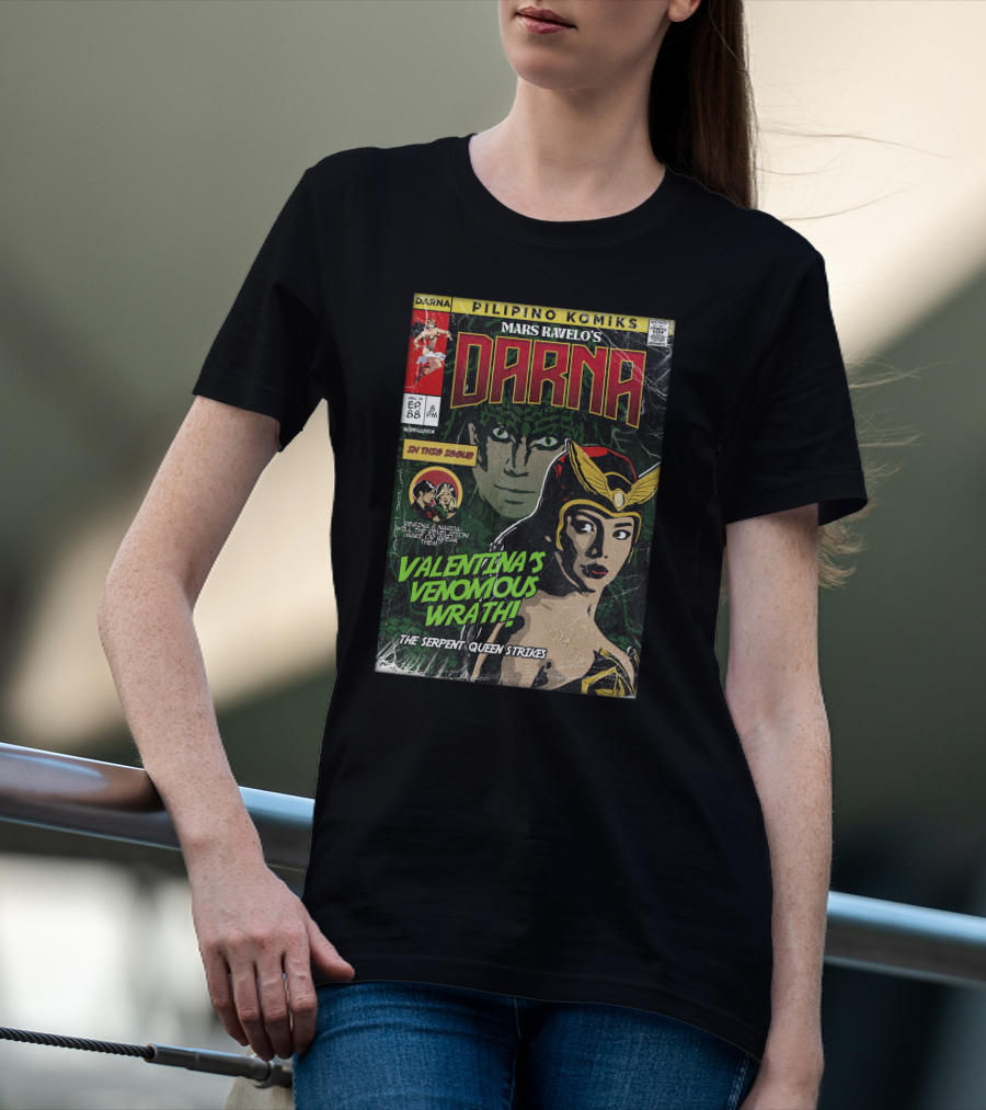 Pilipino Komiks Mars Ravelo's Darna Valentina's Venomous Wrath The Serpent Queen Strikes T-Shirt