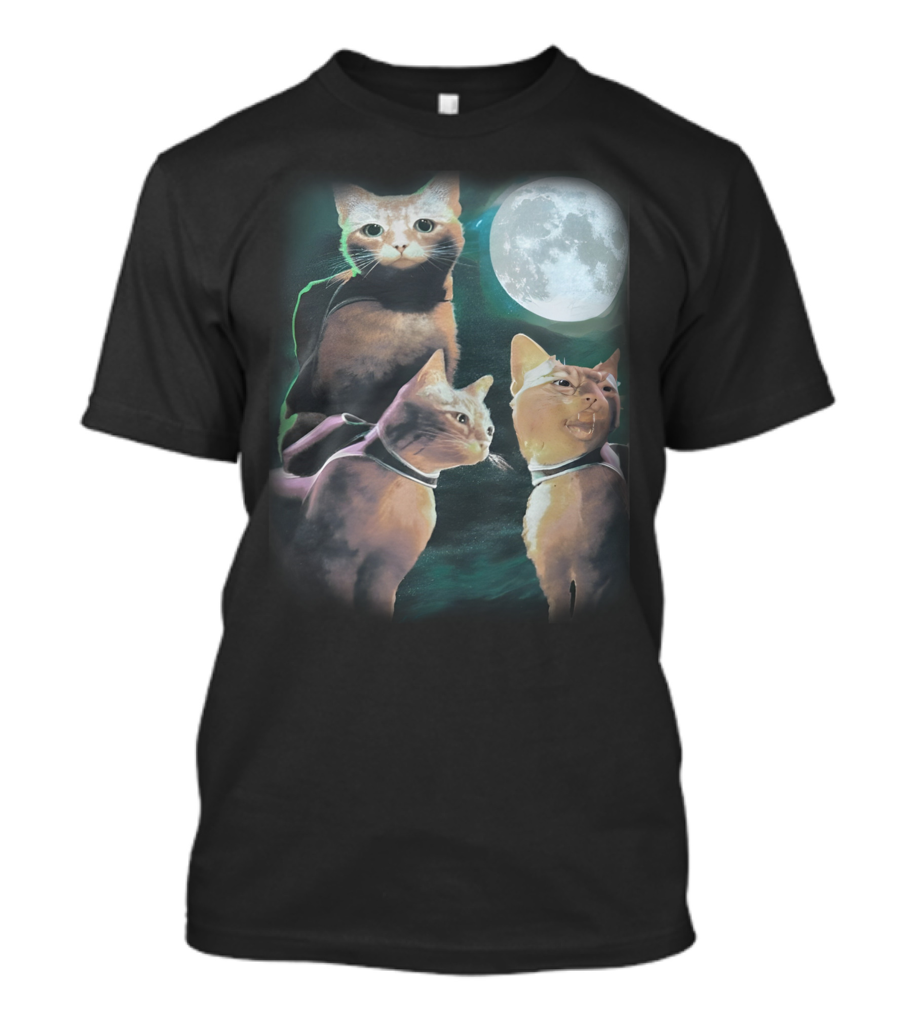 Annapurna Interactive Three Cats Under The Moon T-Shirt