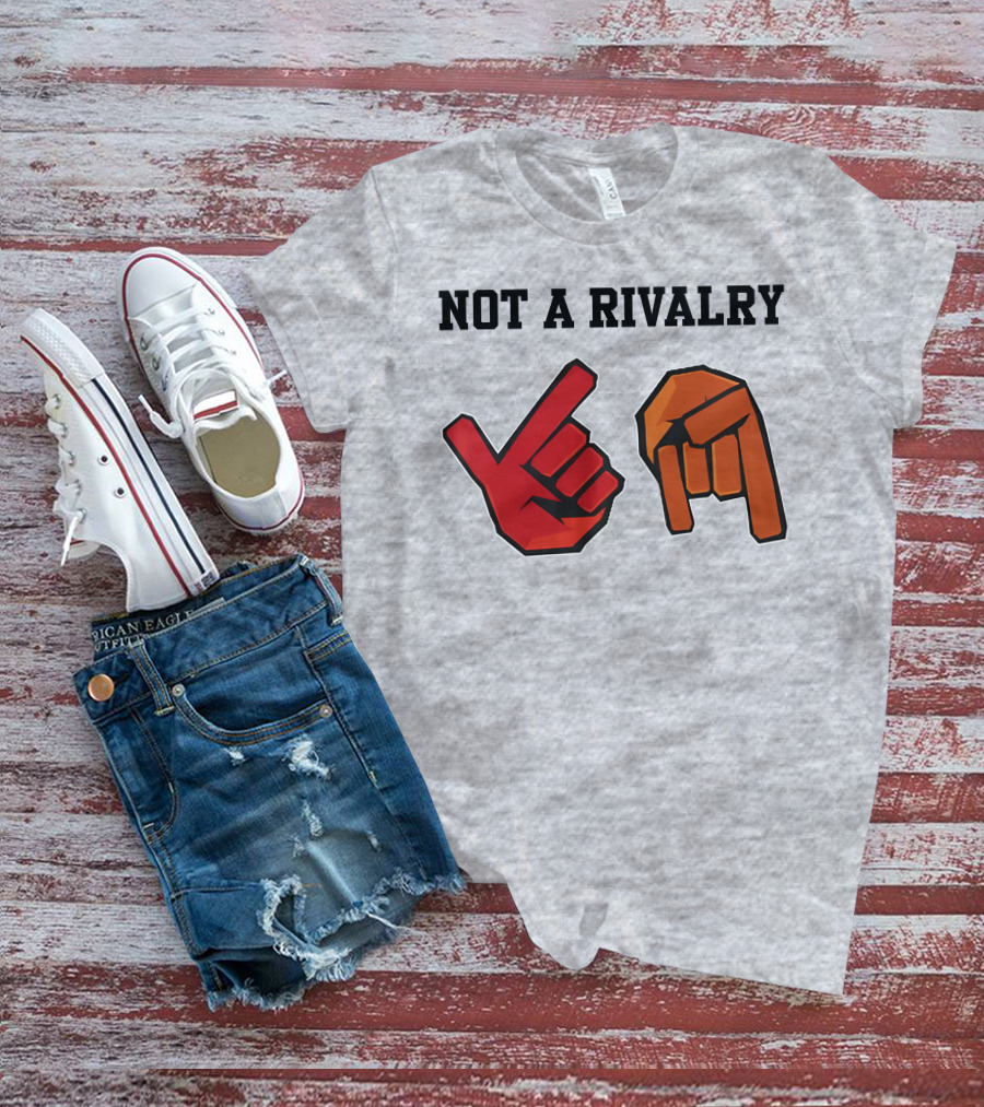 Not A Rivalry Hand Symbols Gesture T-Shirt