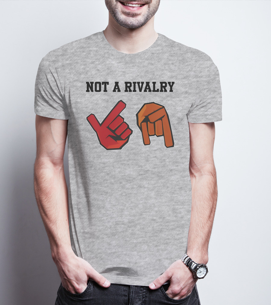 Not A Rivalry Hand Symbols Gesture T-Shirt