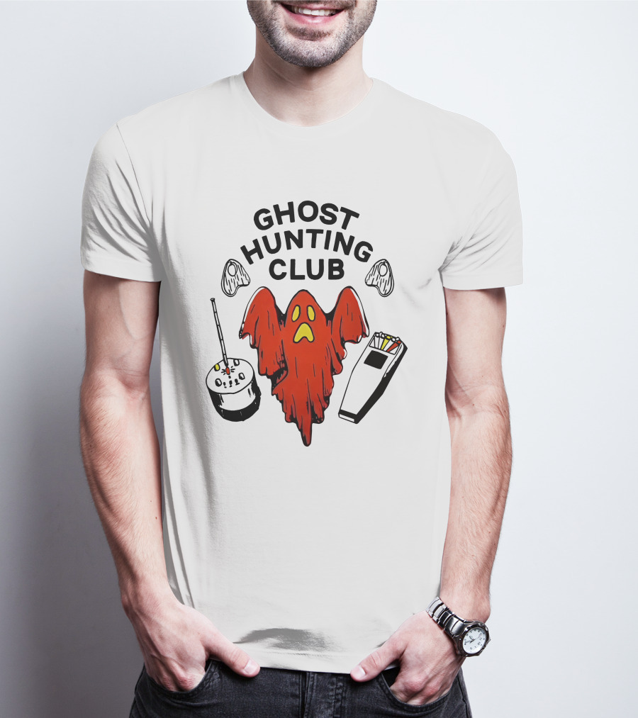 Exploring With Josh Ghost Hunting Club Paranormal Equipment Ghostly Adventure T-Shirt