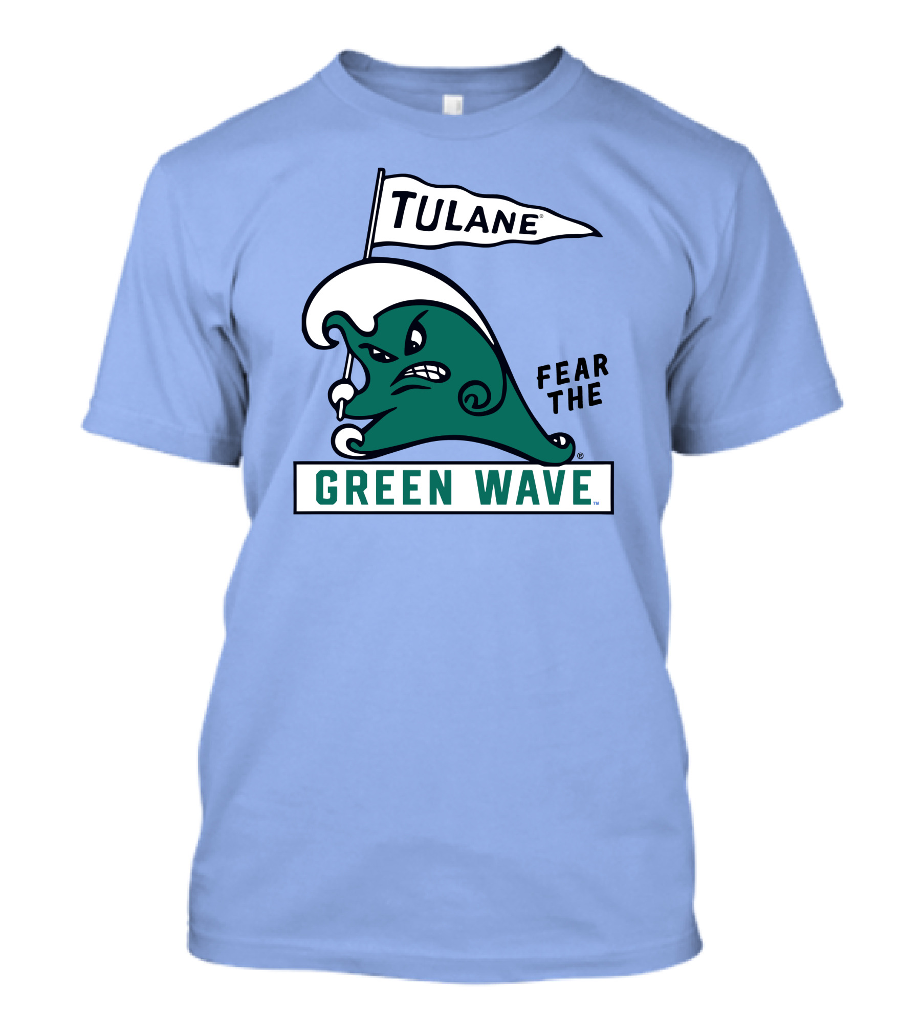 Homefield Tulane Green Wave Fear The Green Wave T-Shirt