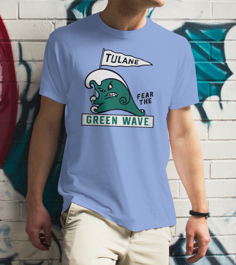 Homefield Tulane Green Wave Fear The Green Wave T-Shirt