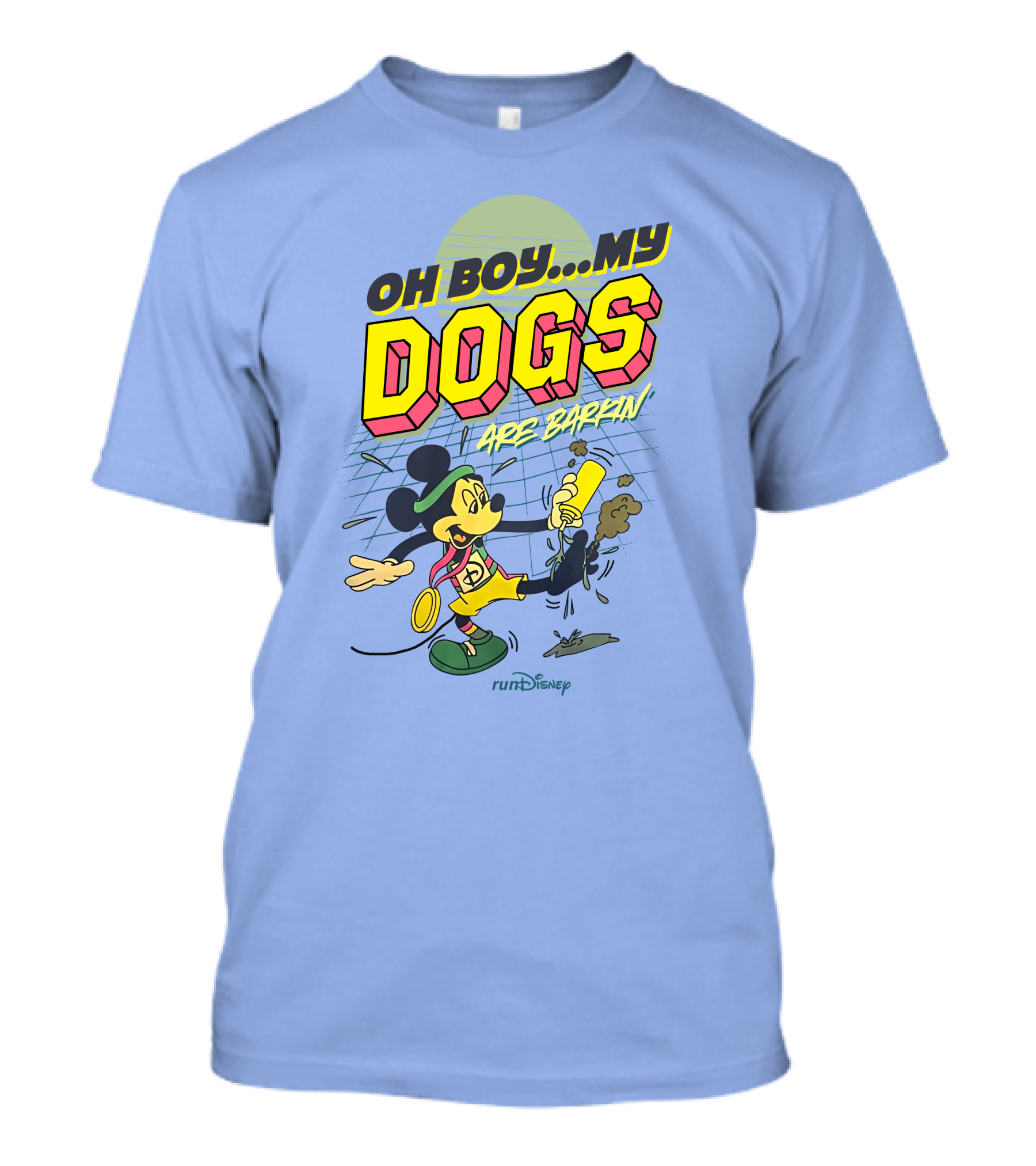 RunDisney Expo Oh Boy My Dogs Are Barkin Rundisney Mickey Mouse T-Shirt