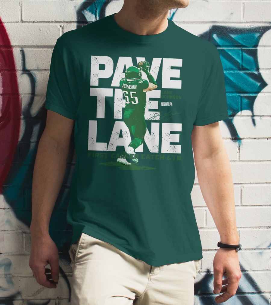Pave The Lane Johnson NFLPA First Career Catch And TD T-Shirt