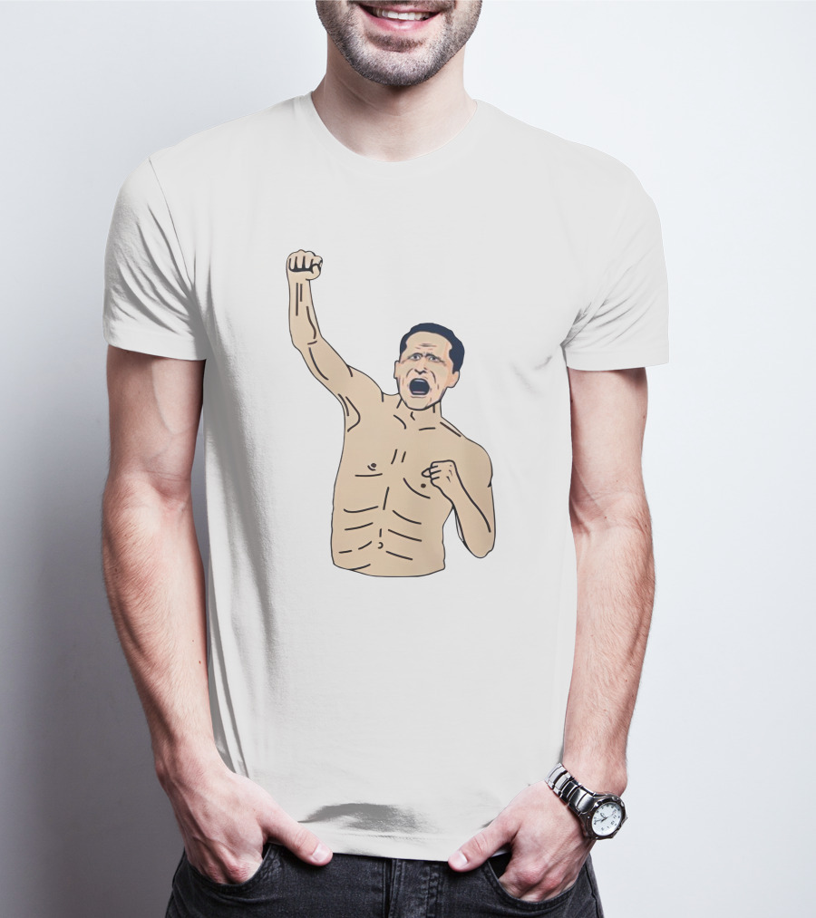Eric Musselman Celebration Shirtless Fist Pump T-Shirt