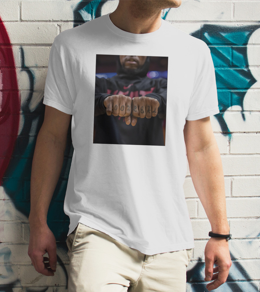 100% Real Miami Heat Inked Fists T-Shirt