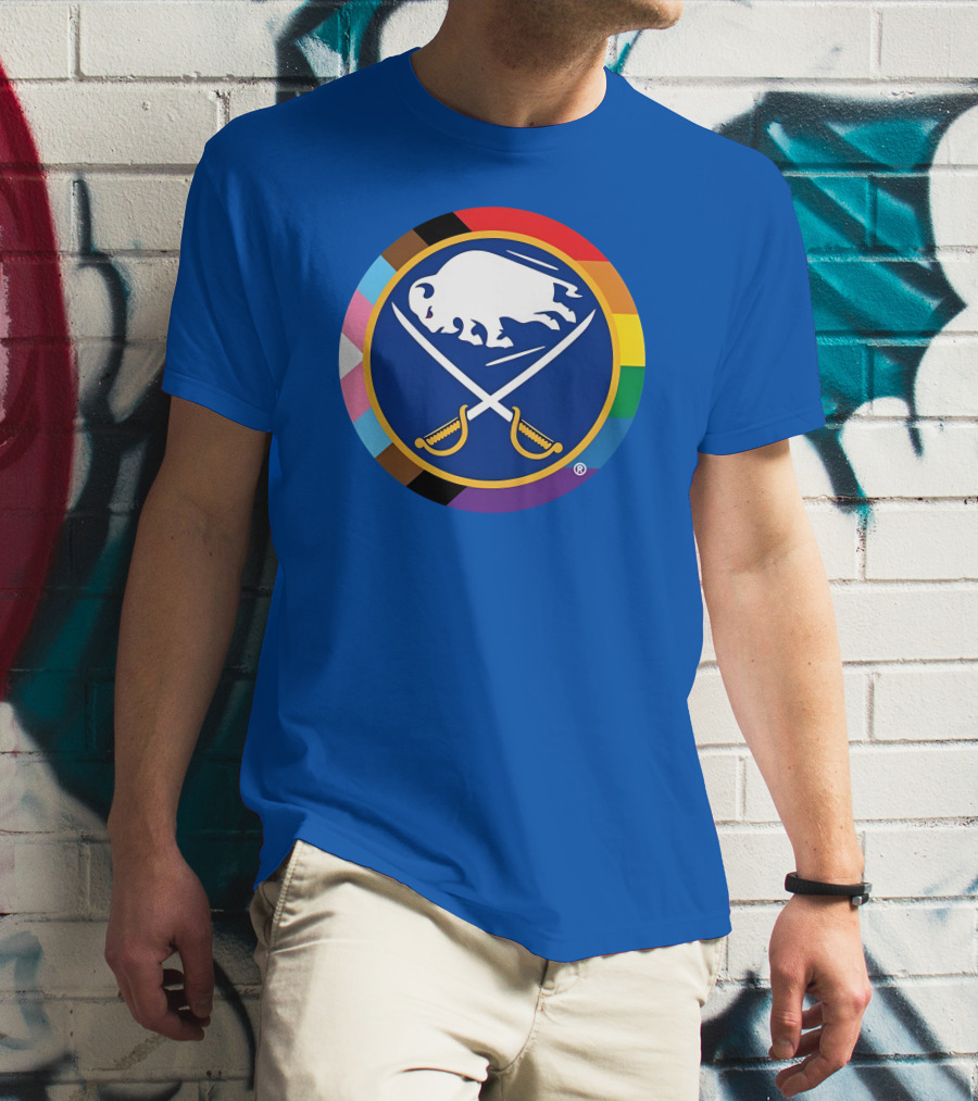 Buffalo Sabres Inclusive Pride Colors T-Shirt