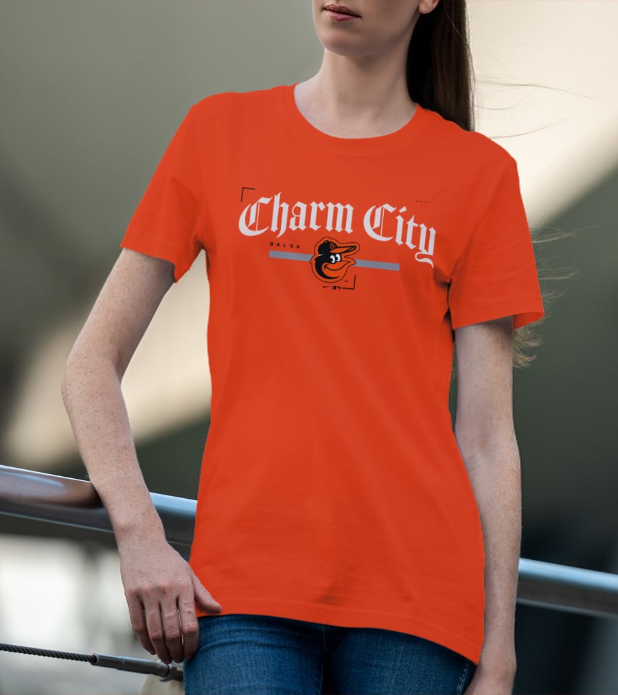 Charm City Baltimore Orioles Bal 54 T-Shirt