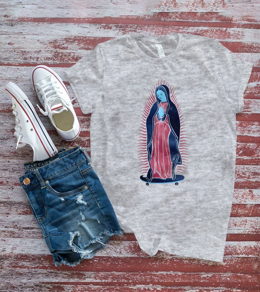Our Lady Of Guadalupe Skateboard Iconic T-Shirt