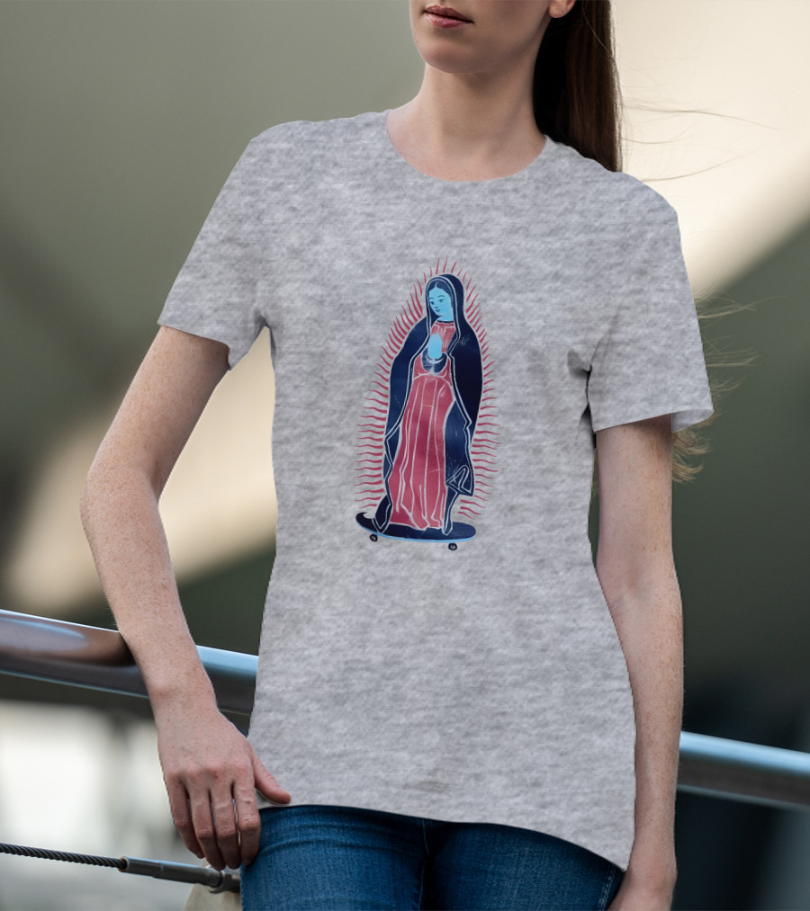 Our Lady Of Guadalupe Skateboard Iconic T-Shirt