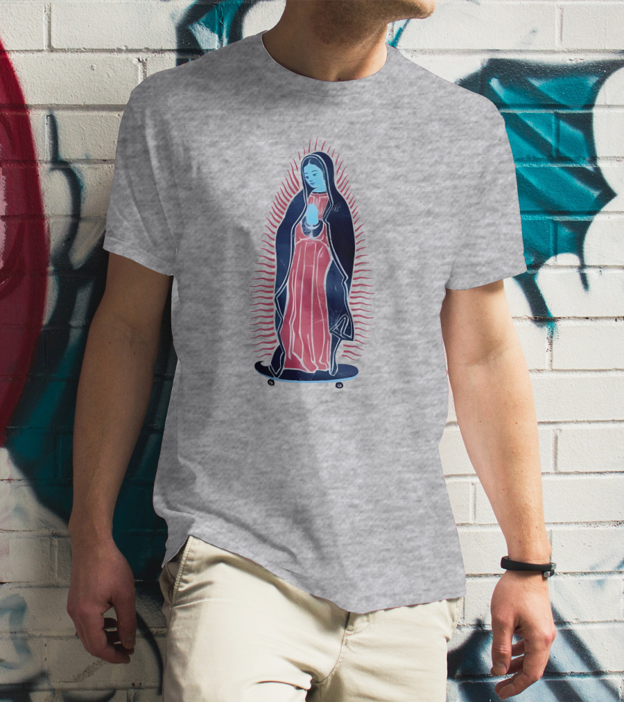 Our Lady Of Guadalupe Skateboard Iconic T-Shirt