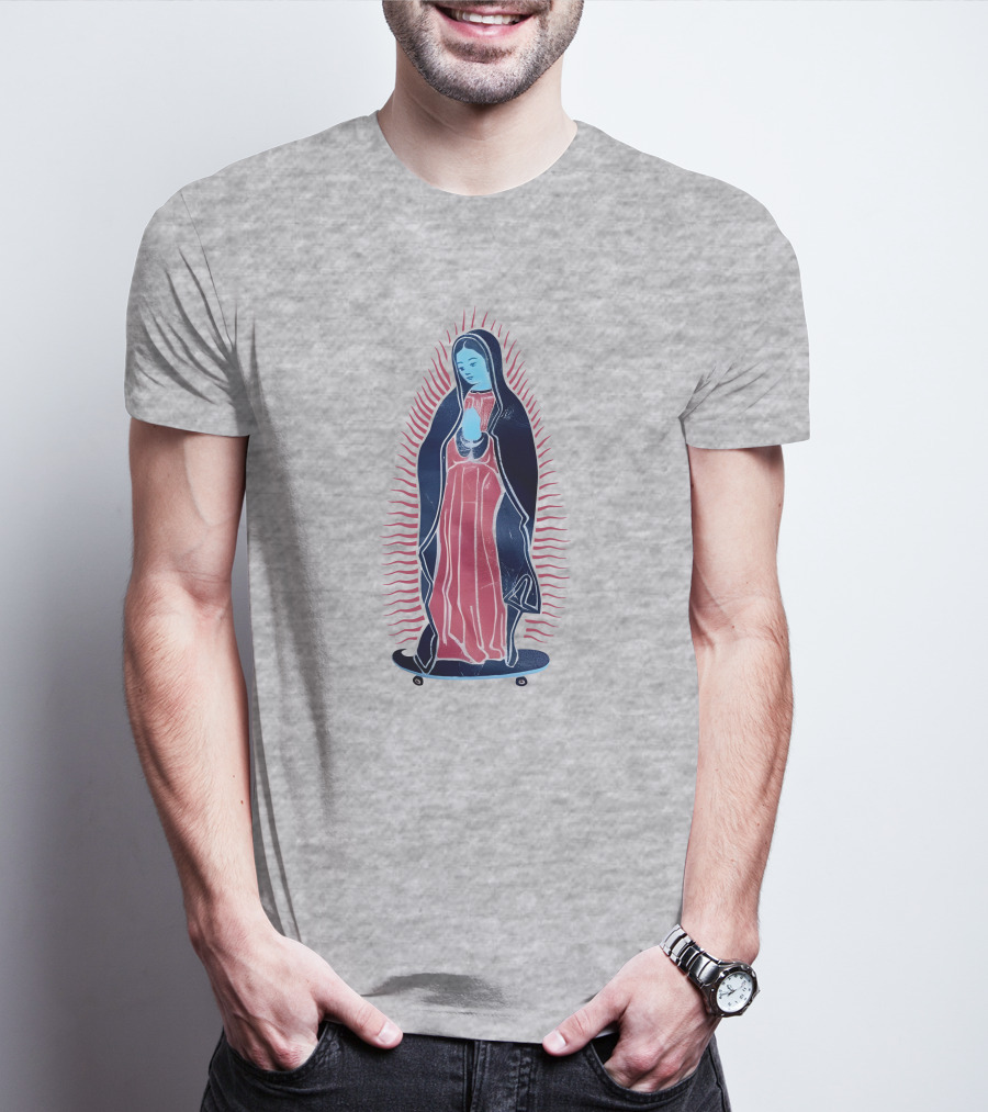 Our Lady Of Guadalupe Skateboard Iconic T-Shirt