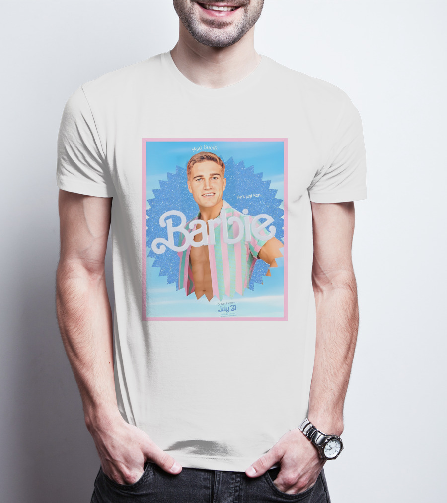 Matt Guelfi He's Just Ken Barbie Movie July 21 T-Shirt