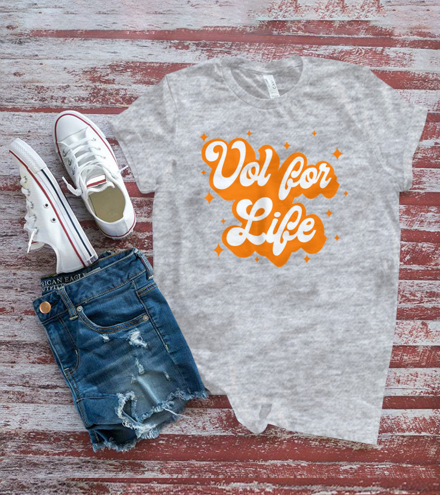Vol For Life Tennessee Pride Orange And White T-Shirt