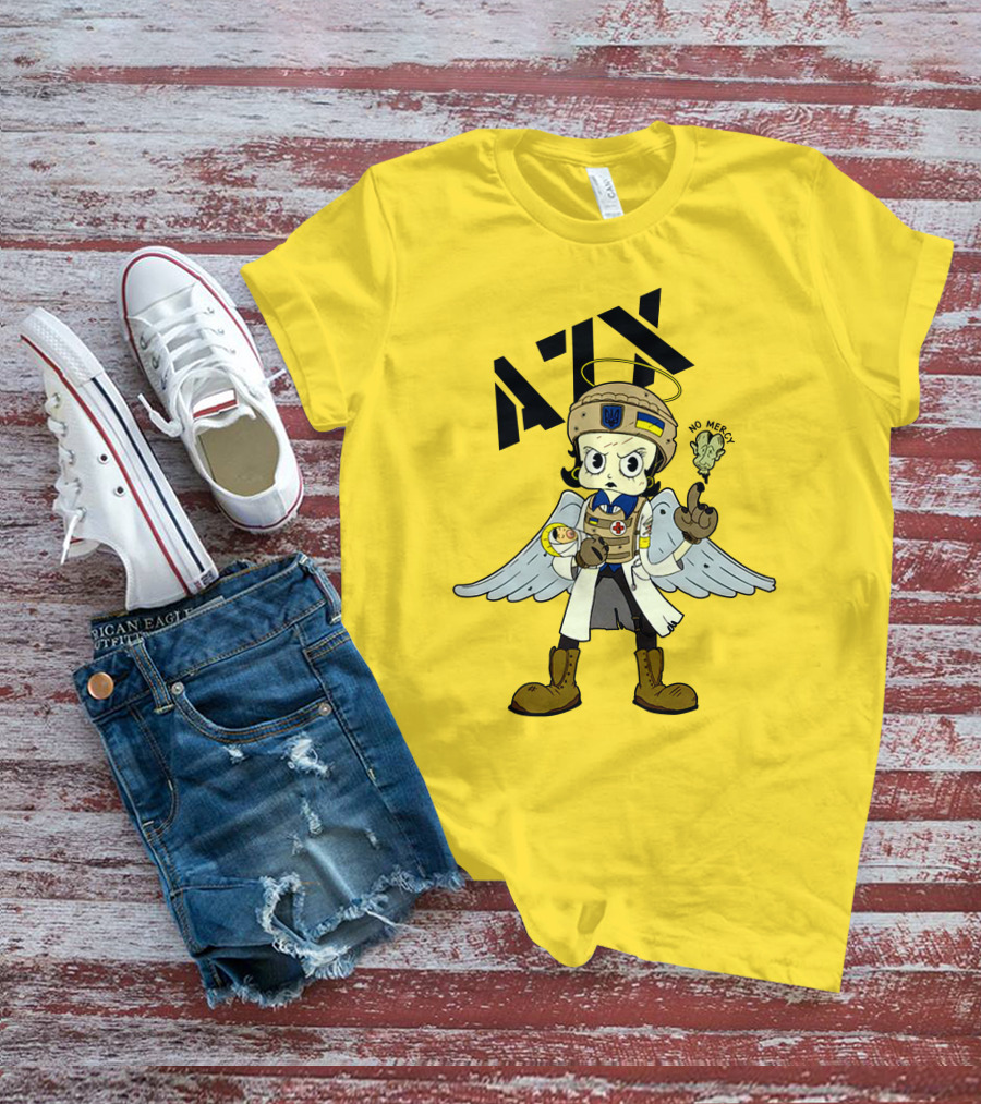 Azov Guardian Sunflower No Mercy Angel T-Shirt