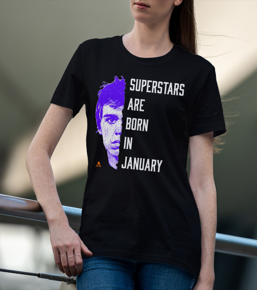 Connor McDavid Superstars Are Born In January NHL T-Shirt