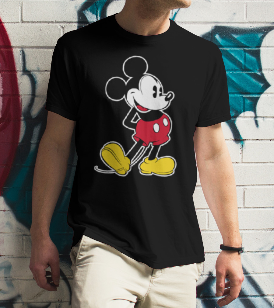 Disney Classic Mickey Mouse Standing Pose T-Shirt