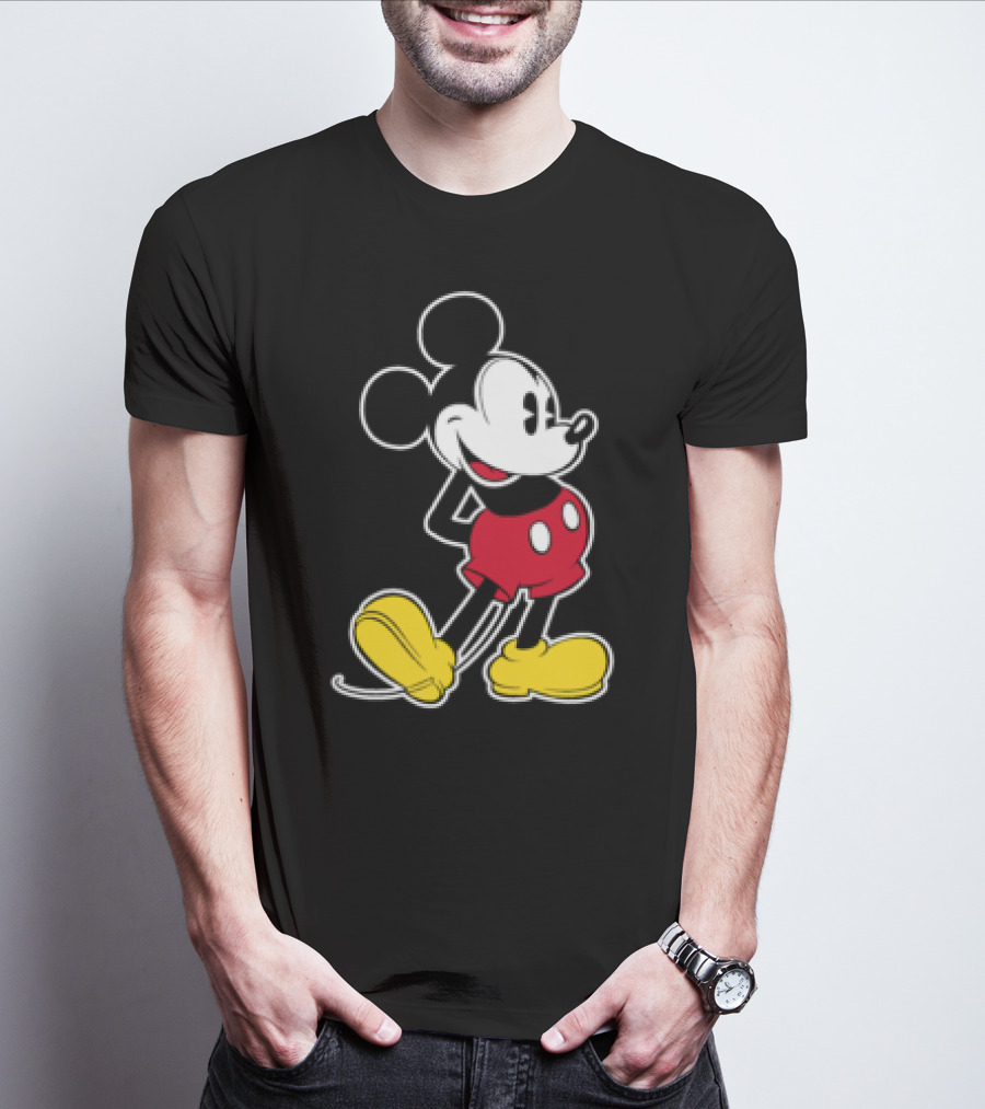 Disney Classic Mickey Mouse Standing Pose T-Shirt