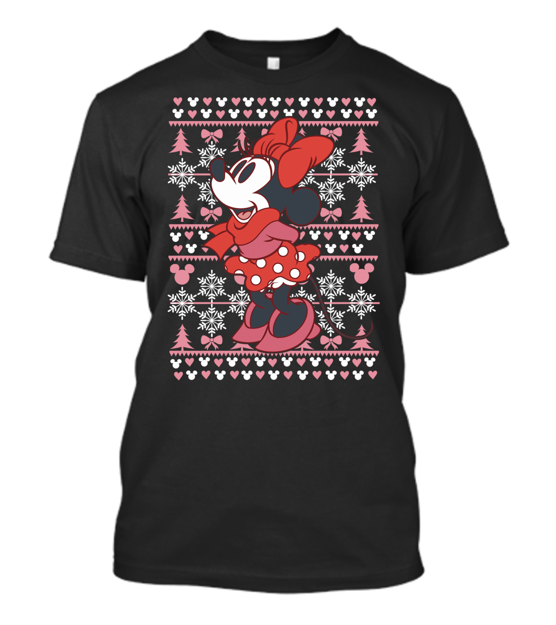 Disney Minnie Mouse Holiday Snowflakes T-Shirt