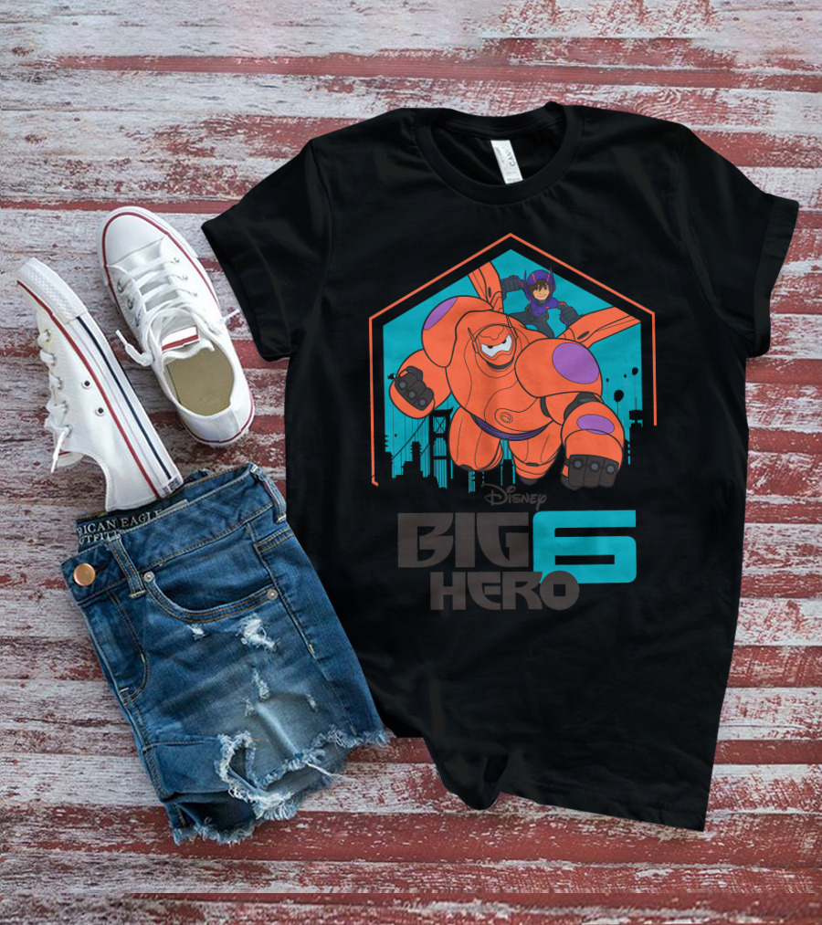 Disney Big Hero 6 Baymax And Hiro Flying Adventure T-Shirt