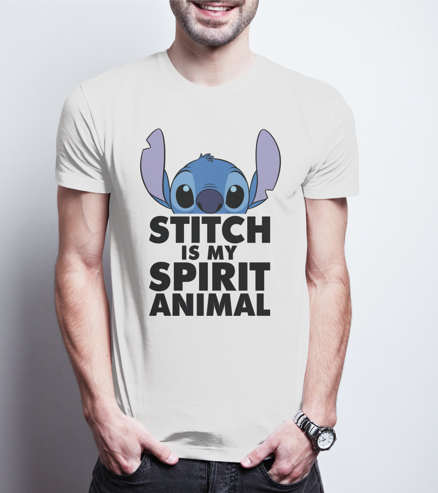 Disney Lilo And Stitch Is My Spirit Animal Tie Dye T-Shirt