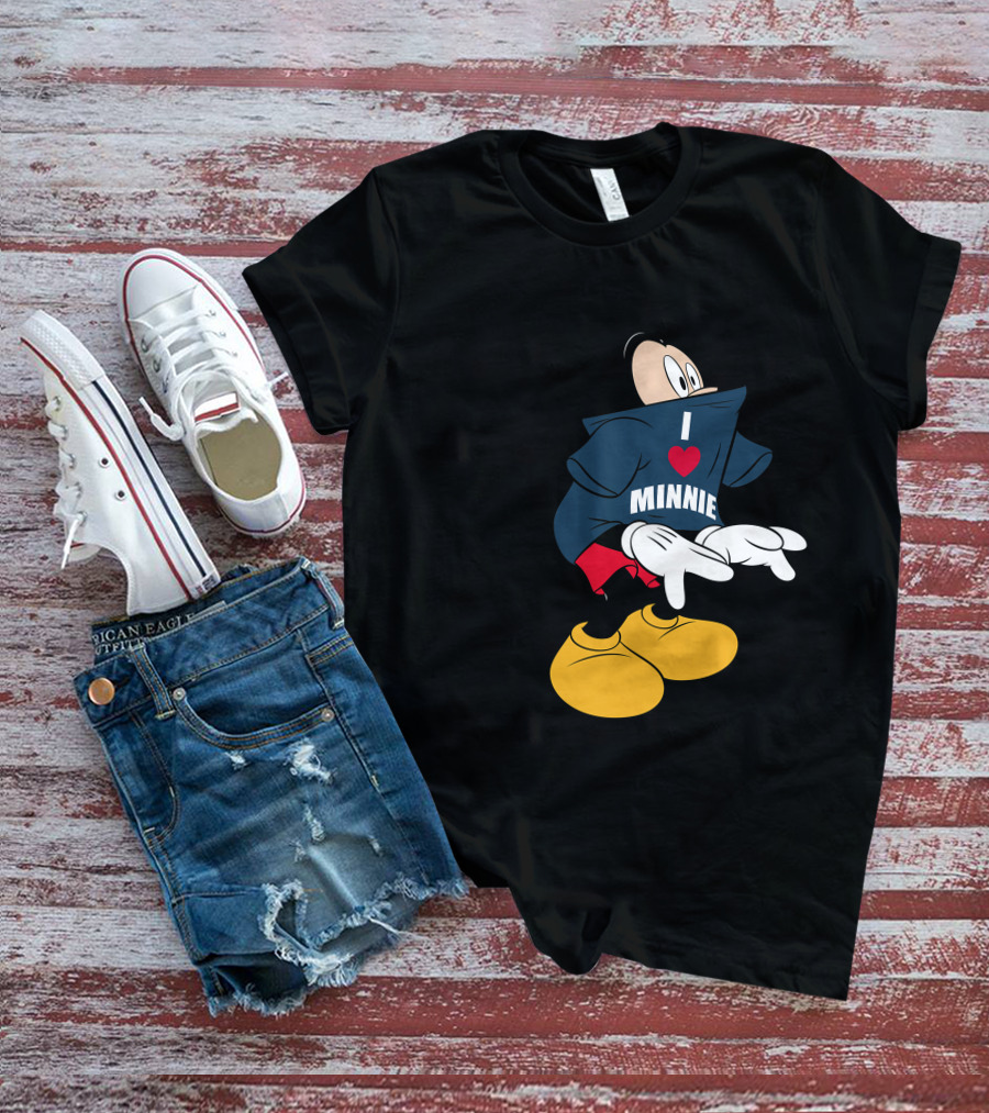 Mickey I Love Minnie Disney T-Shirt
