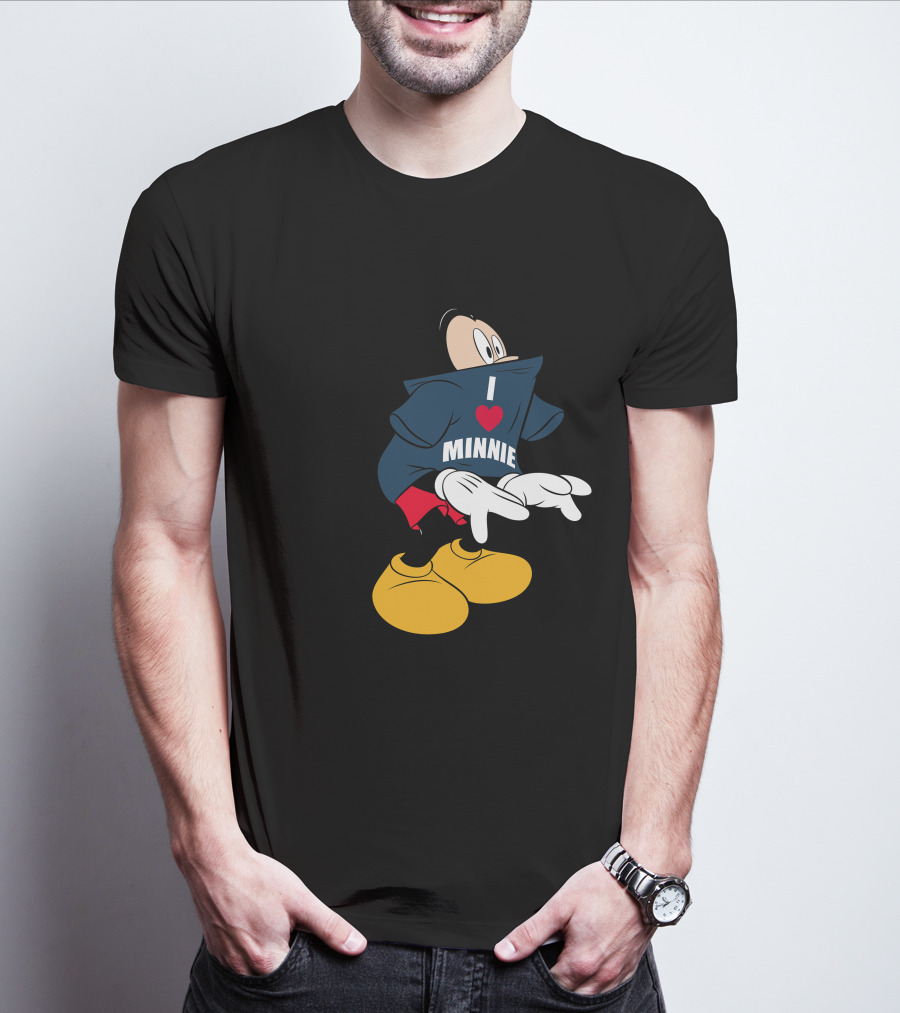 Mickey I Love Minnie Disney T-Shirt