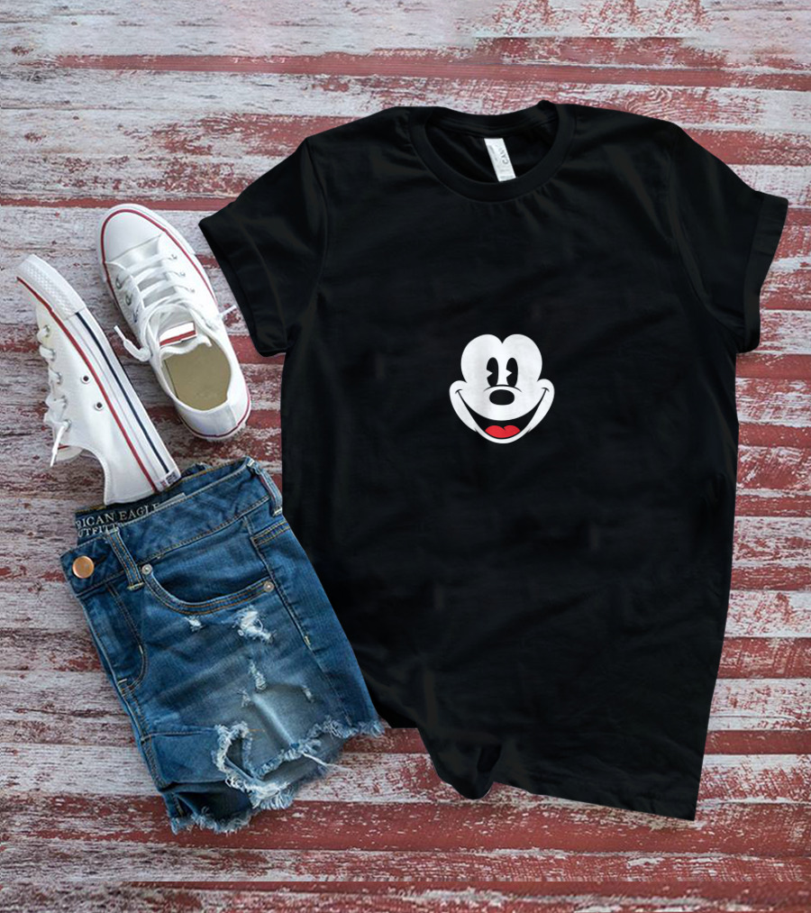Mickey Mouse Disney Classico Face T-Shirt