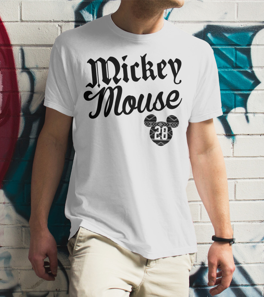 Mickey Mouse 28 Tribal T-Shirt