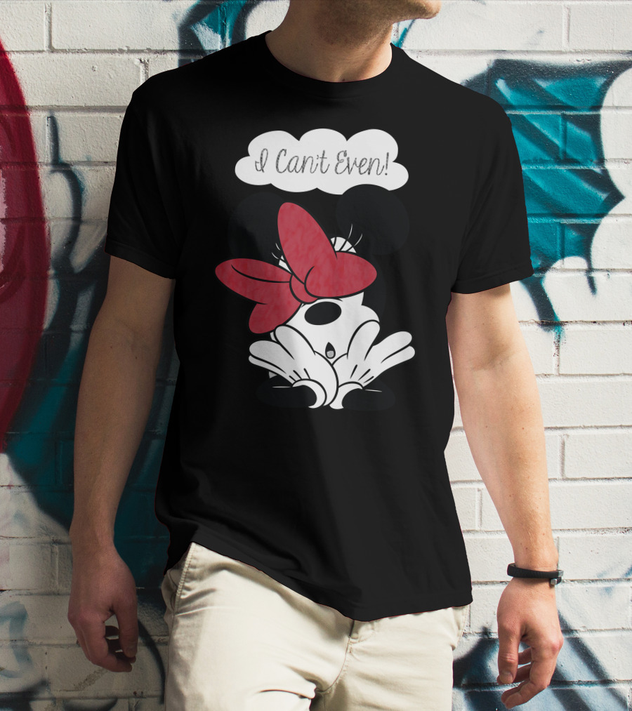 Minnie Mouse I Can't Even Disney Iconic Expression T-Shirt