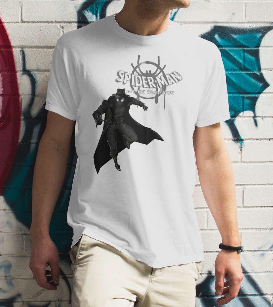 Marvel Spider-Man Into The Spider-Verse Noir T-Shirt