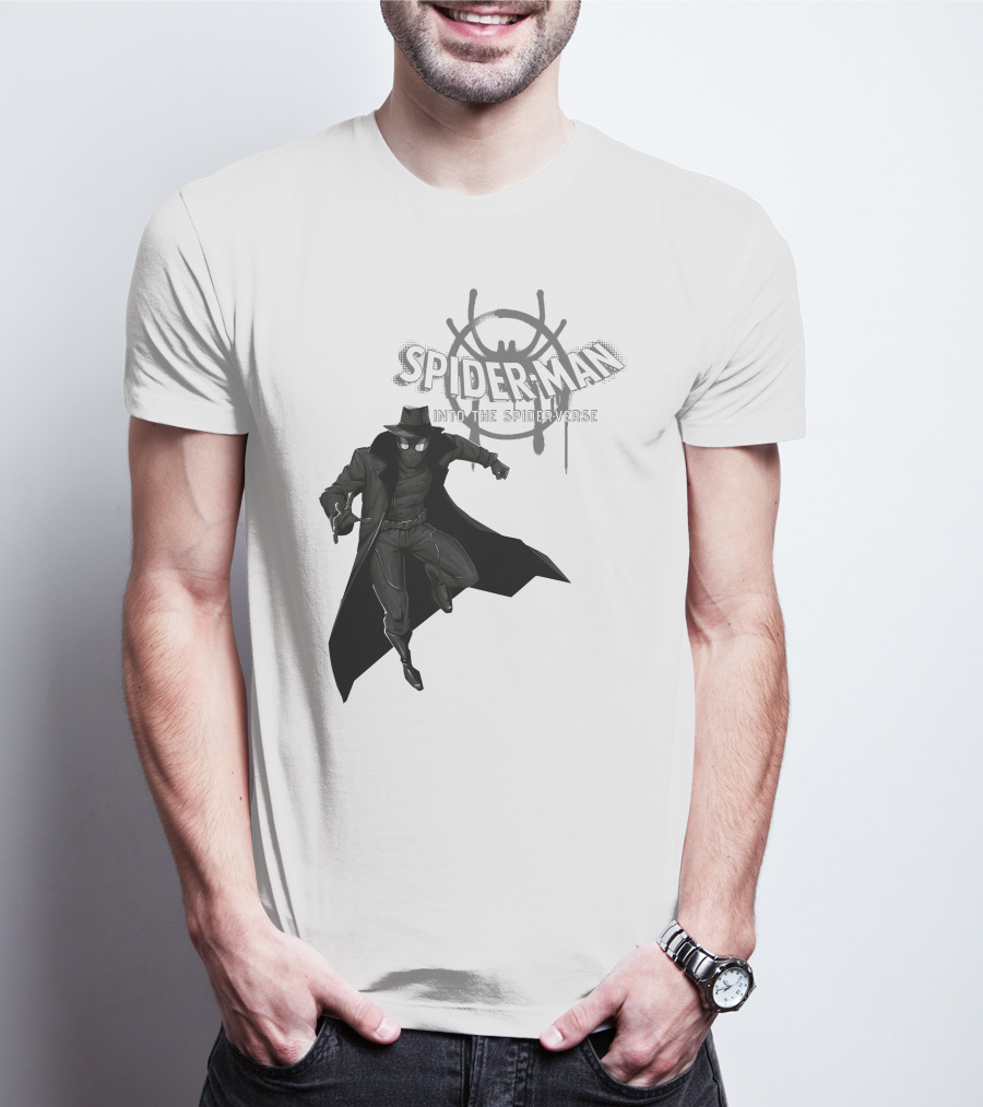 Marvel Spider-Man Into The Spider-Verse Noir T-Shirt