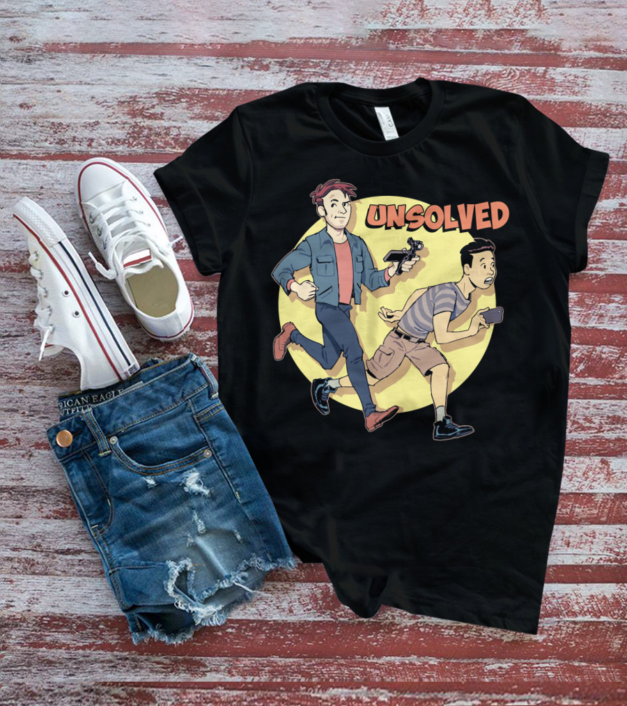 BuzzFeed Unsolved Animated Saturday Morning Mystery Adventure T-Shirt