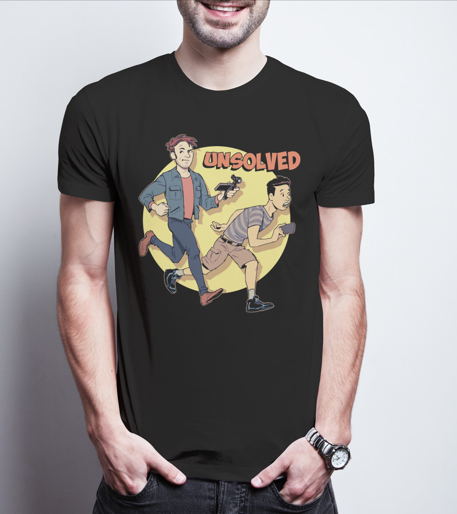 BuzzFeed Unsolved Animated Saturday Morning Mystery Adventure T-Shirt