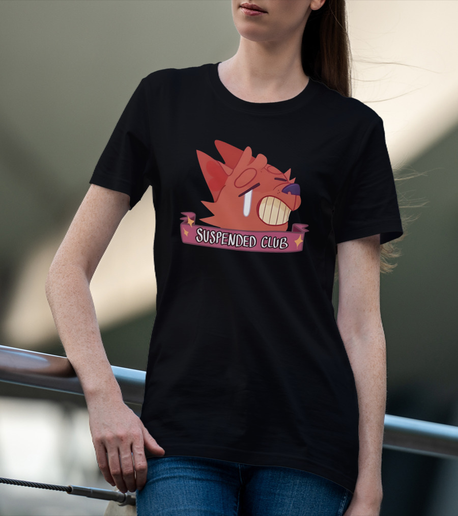 Suspended Club Fox Character T-Shirt