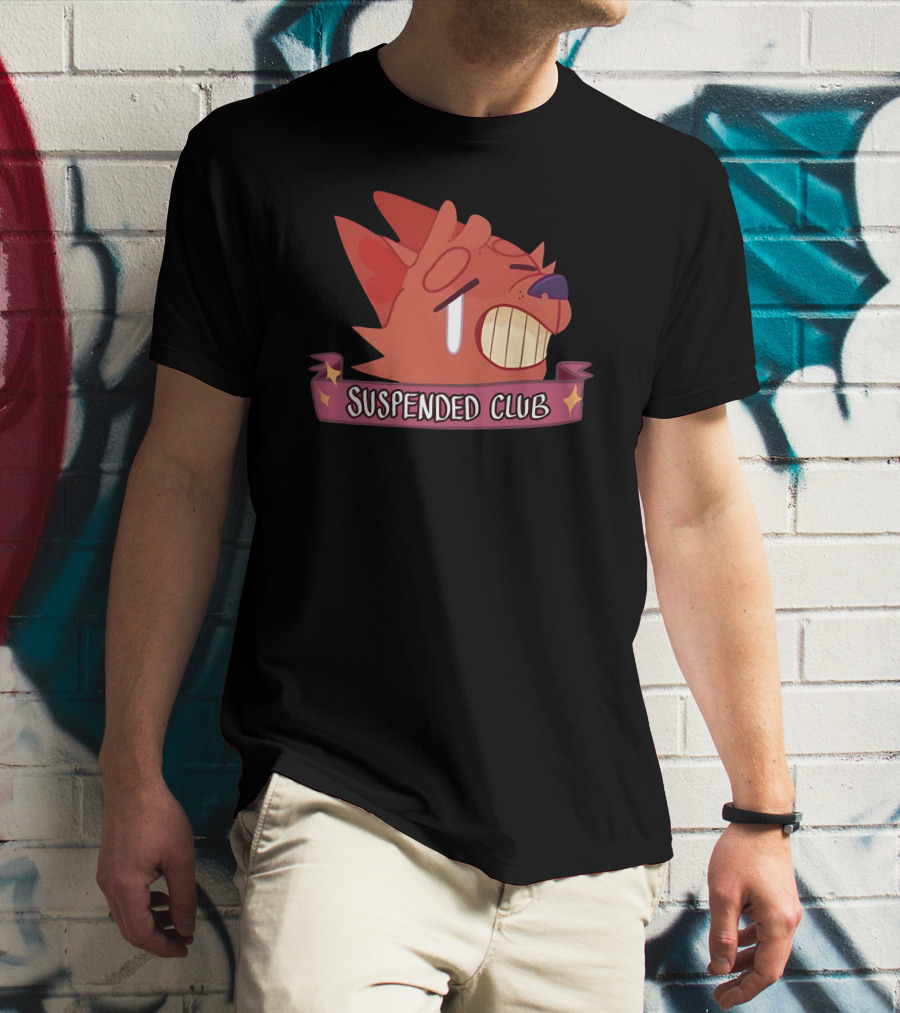 Suspended Club Fox Character T-Shirt