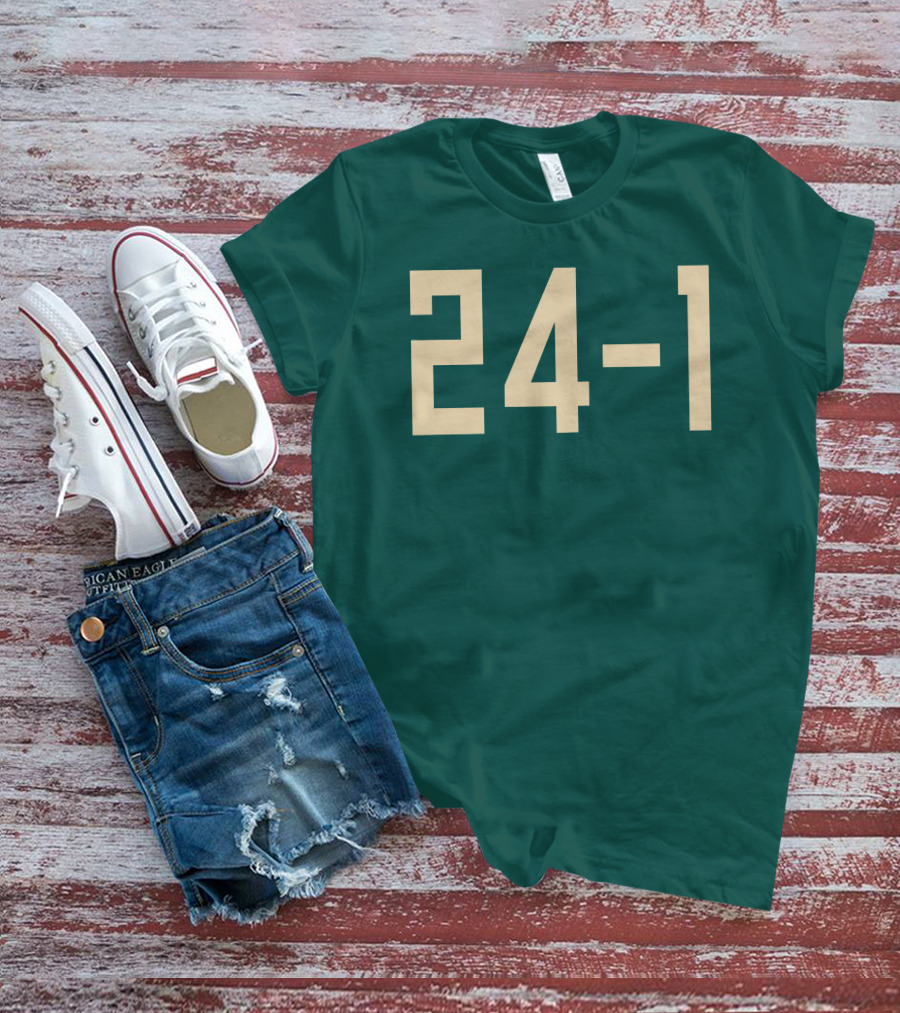 Bucks 24-1 Golden Numbers T-Shirt