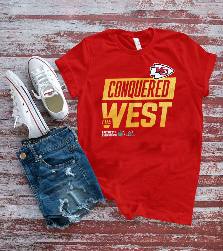 Kansas City Chiefs Conquered The West NFL Playoffs T-Shirt