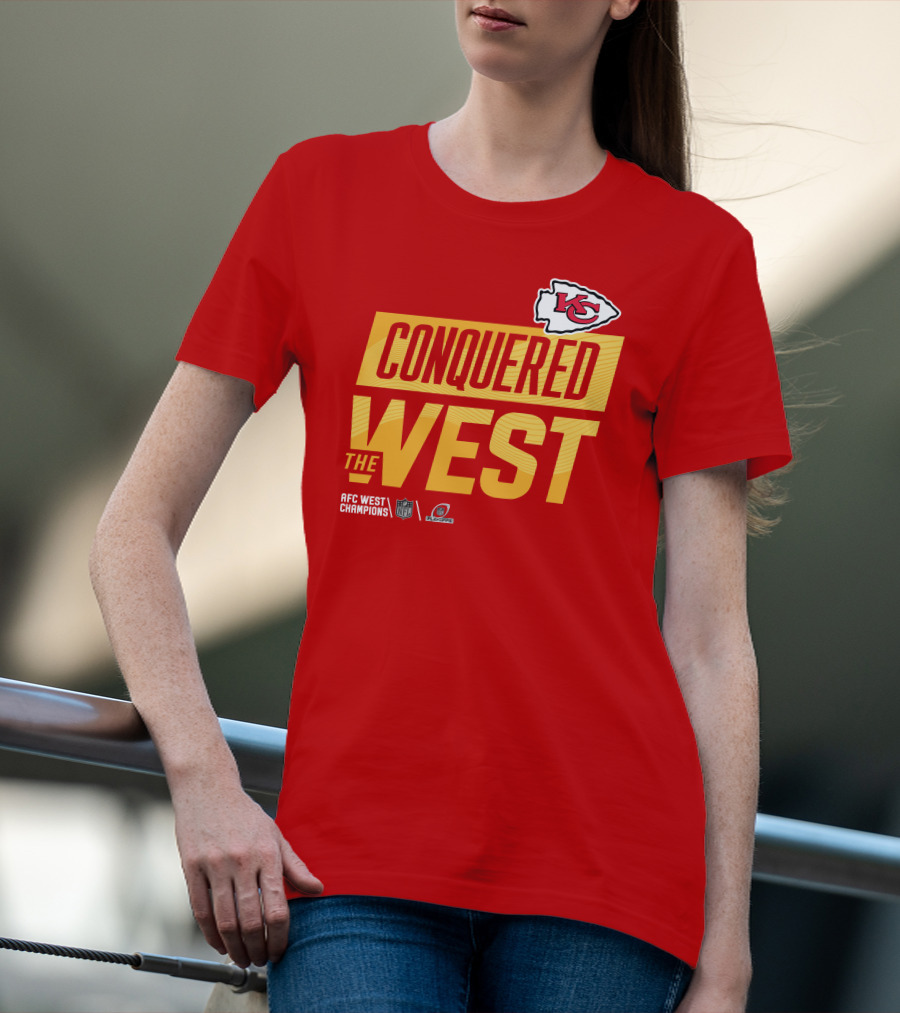 Kansas City Chiefs Conquered The West NFL Playoffs T-Shirt
