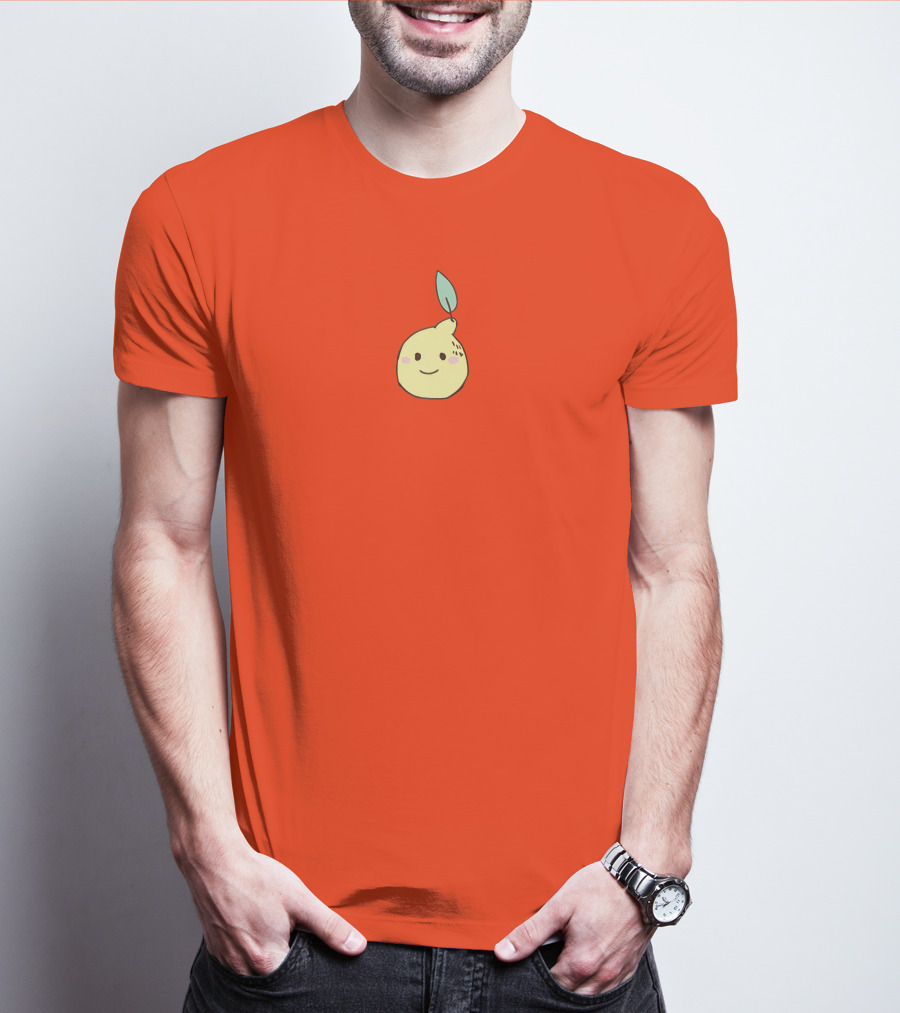 Cavetown Lemon Boy Robbie Leaf Happy Face T-Shirt