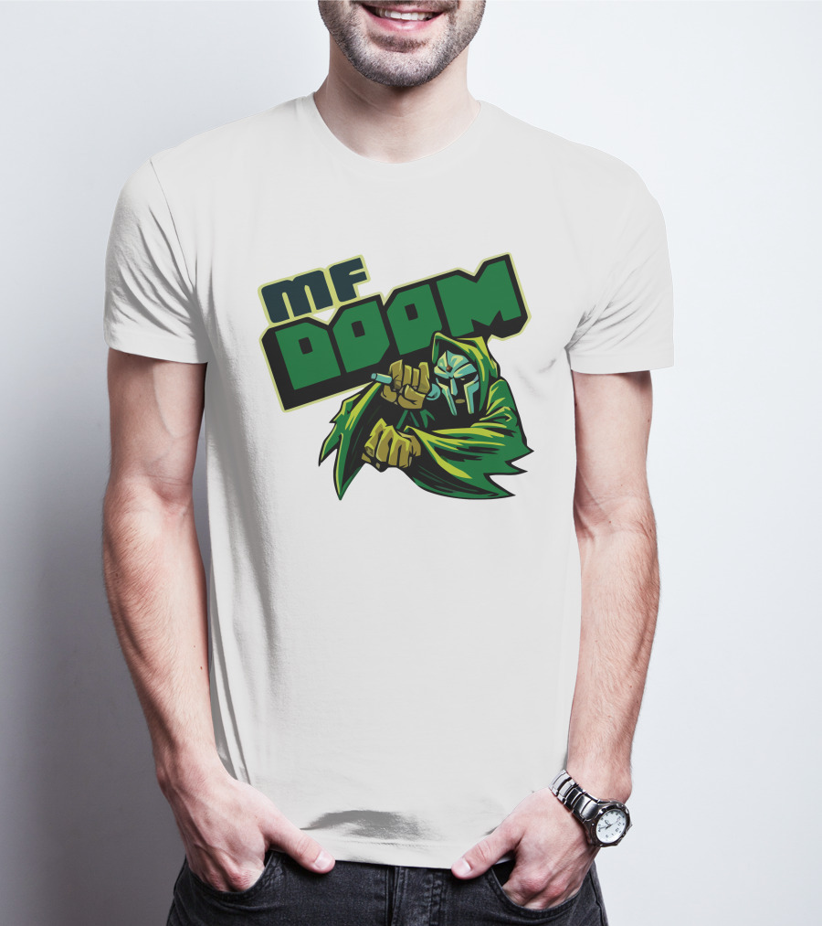 MF Doom Merch Anti Hero Iconic Masked Rapper T-Shirt