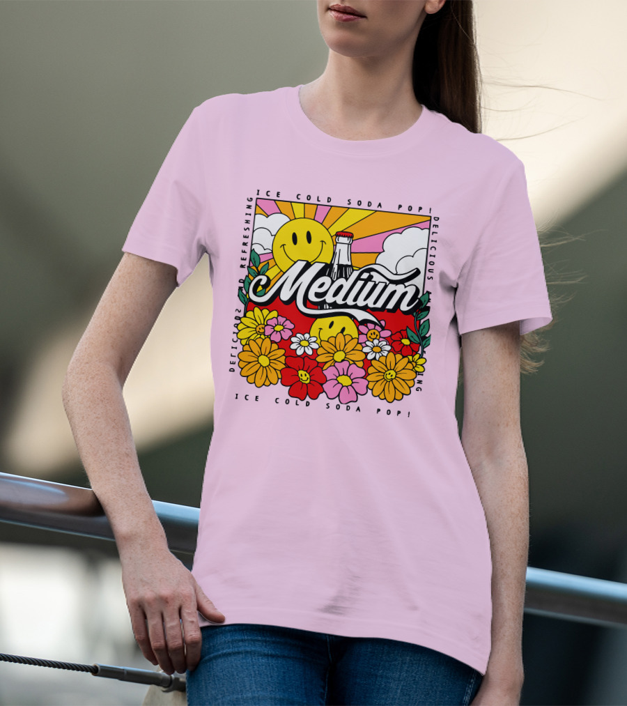 Medium Ice Cold Soda Pop Delicious Refreshing T-Shirt