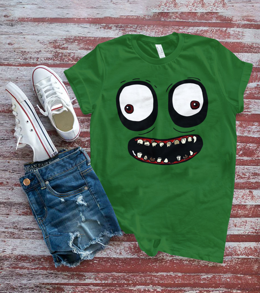 Salad Fingers Creepy Cartoon Eyes And Teeth Merch T-Shirt