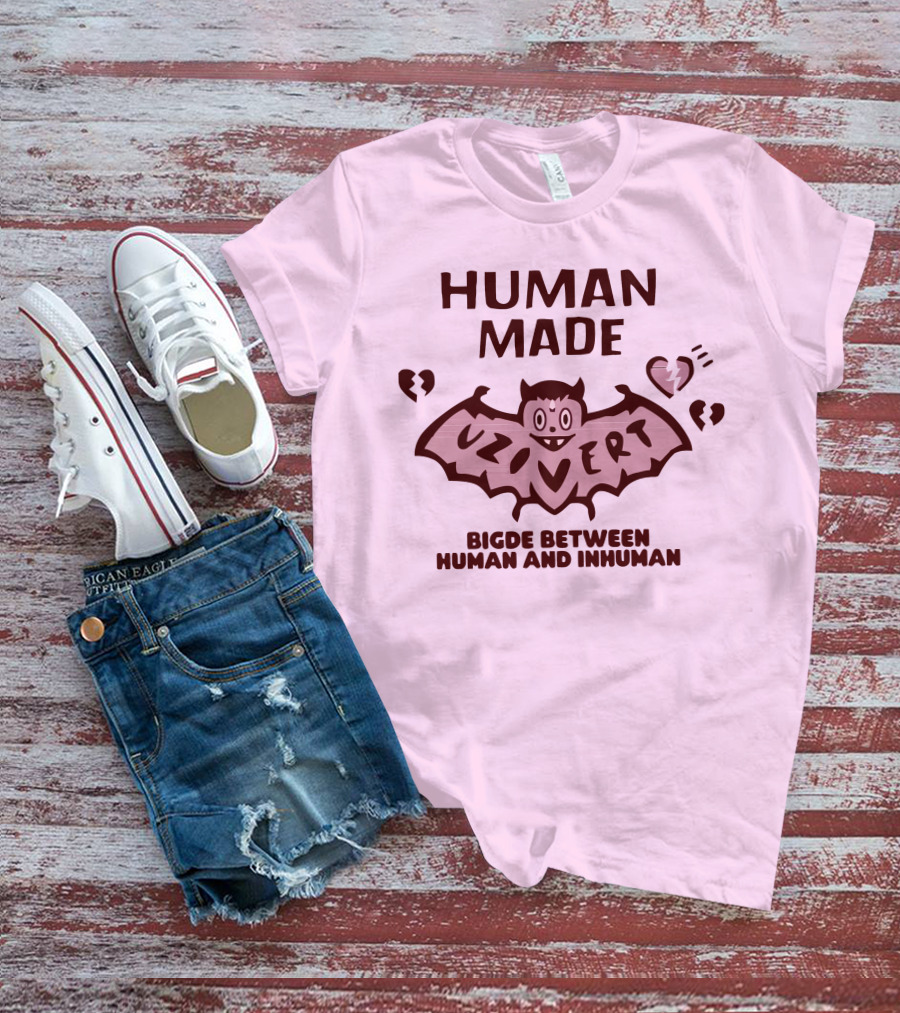 Human Made Lil Uzi Vert Bigde Between Human And Inhuman T-Shirt