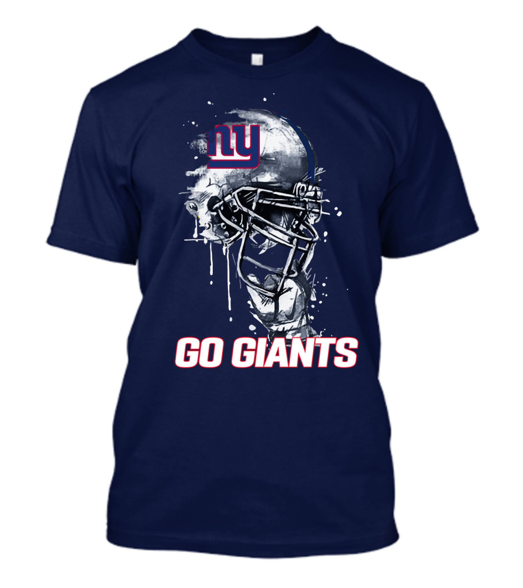 Ny Giants Football Helmet Go Giants T-Shirt