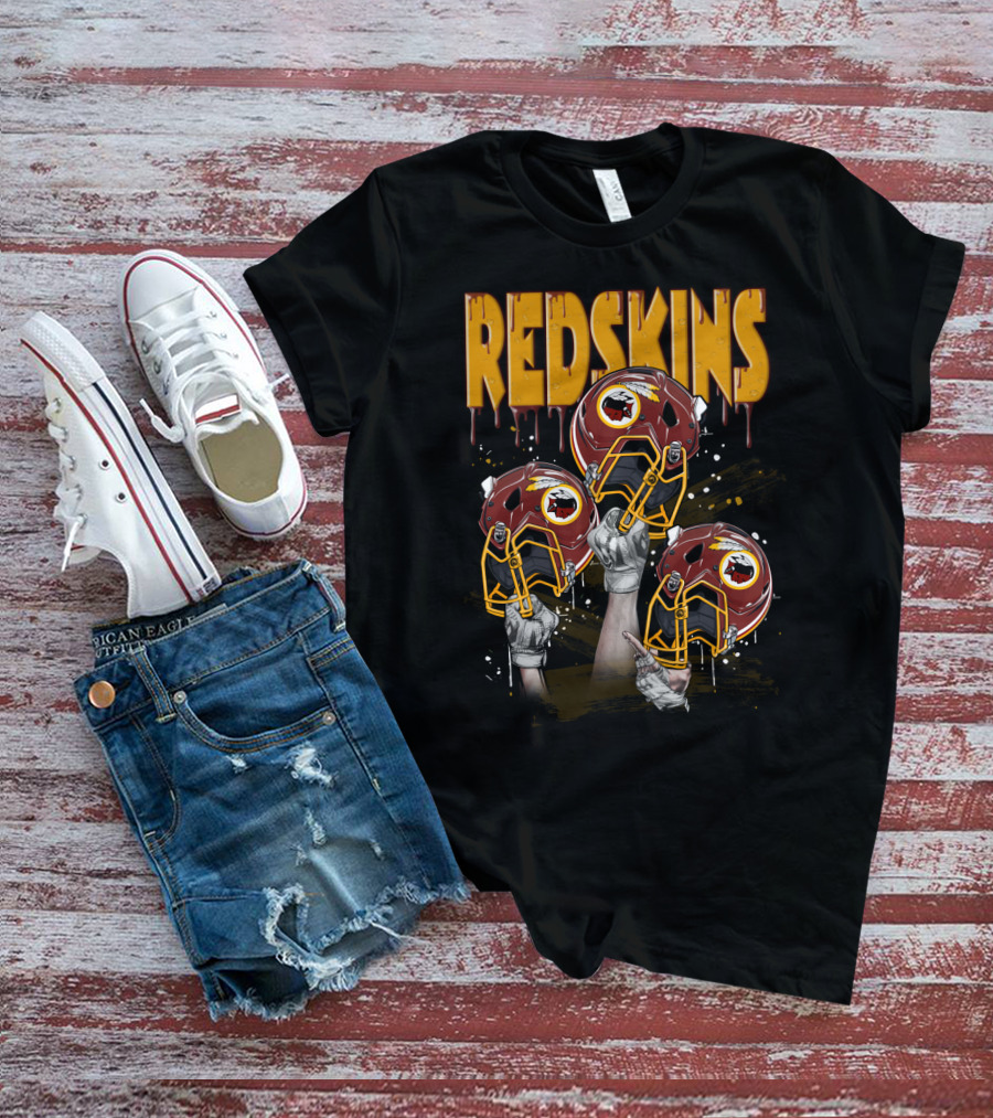 Redskins Football Helmets Elevated By Fans T-Shirt