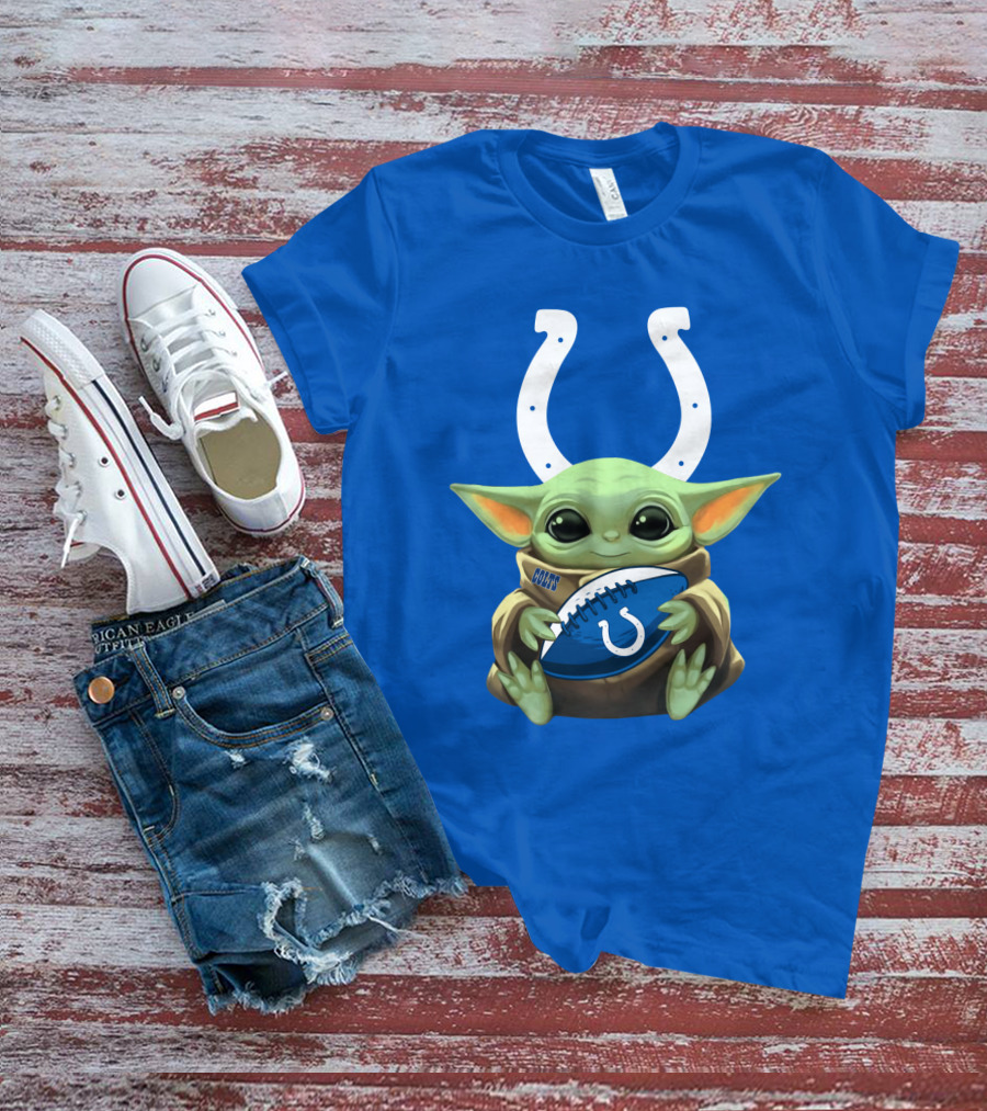 Baby Alien Colts Football Fans T-Shirt