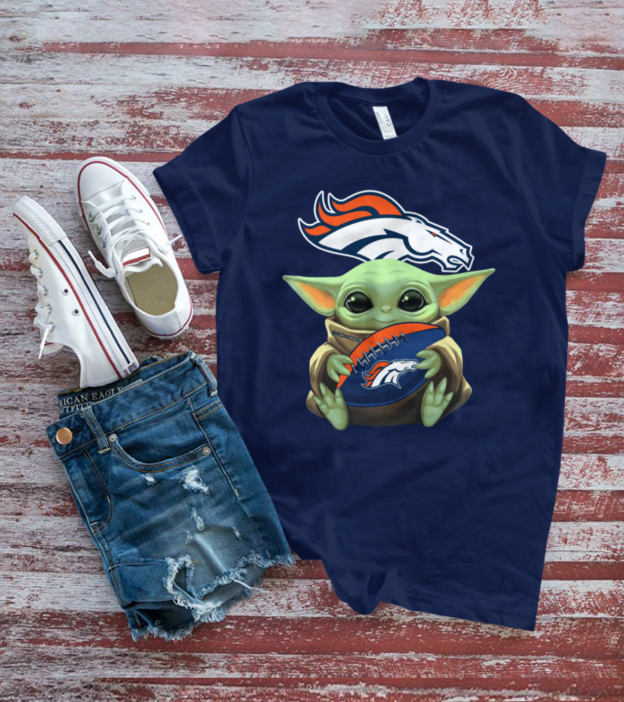 Broncos Baby Yoda T-Shirt