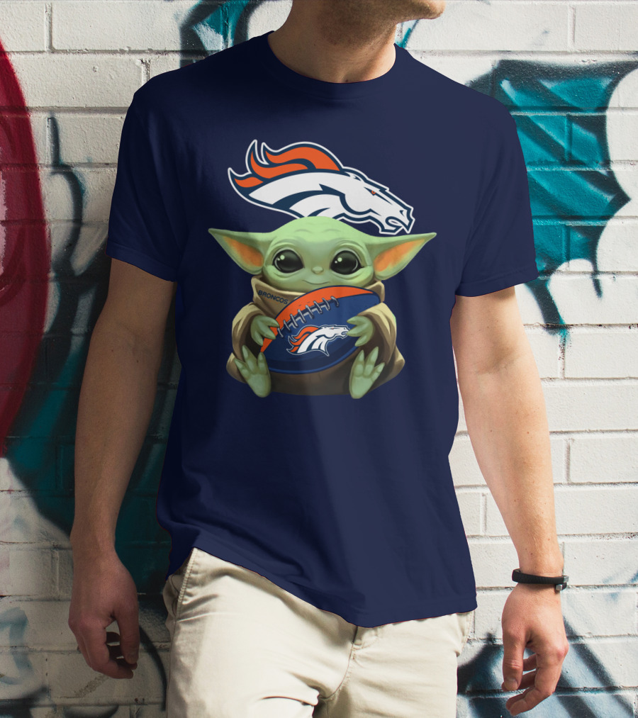 Broncos Baby Yoda T-Shirt